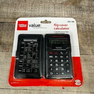Office Depot OD-185 Flip Cover Calculator